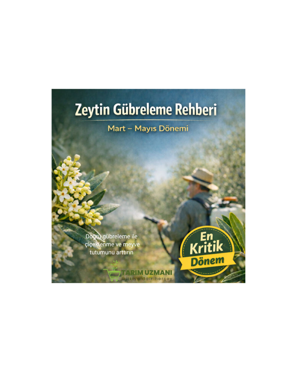 Zeytin Gübreleme Rehberi (Mart–Mayıs) Verimi Artıran Program 