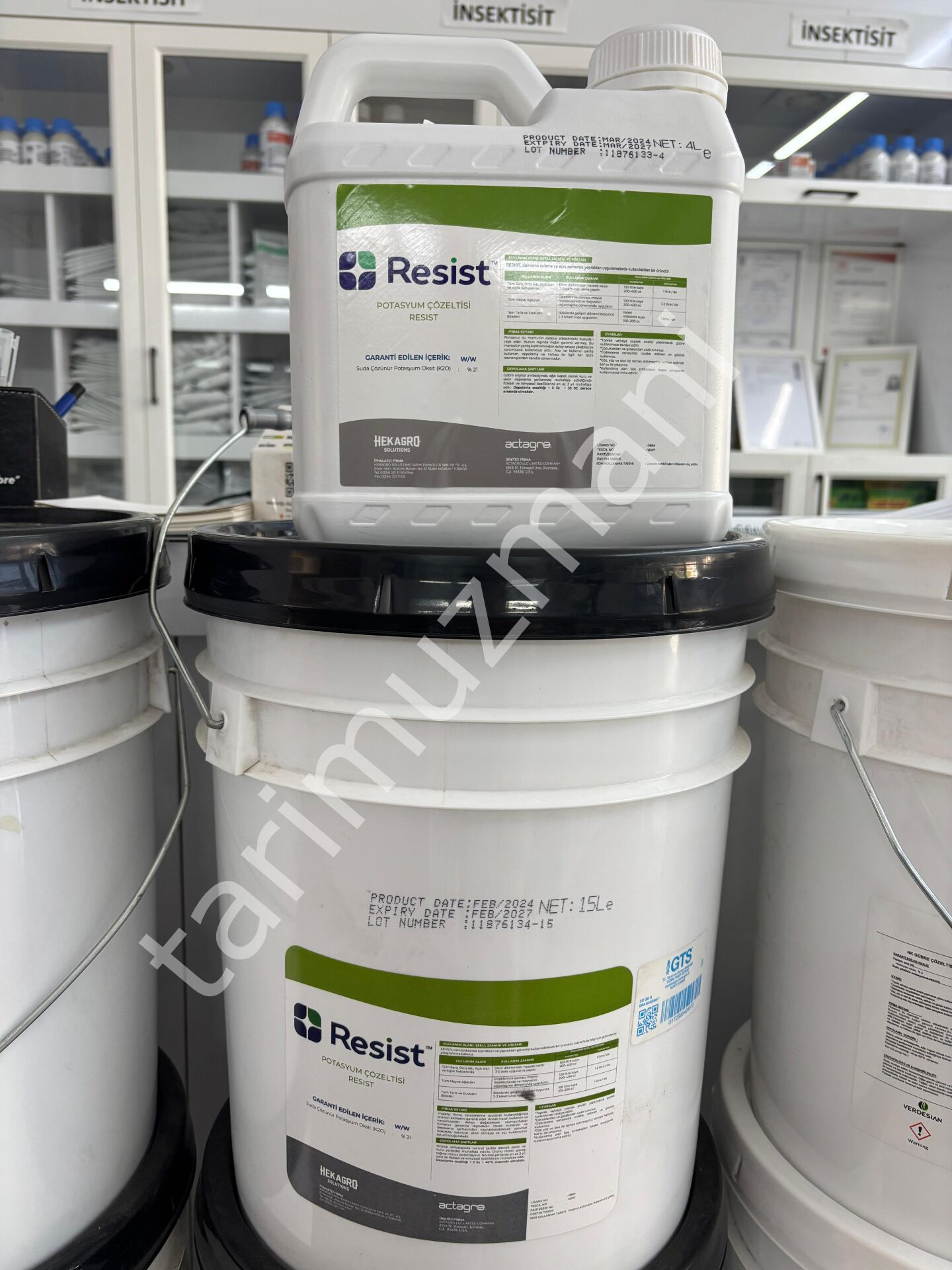 Actagro Resist™ 0-27-21 15LT Fosfor ve Potasyum Takviyesi