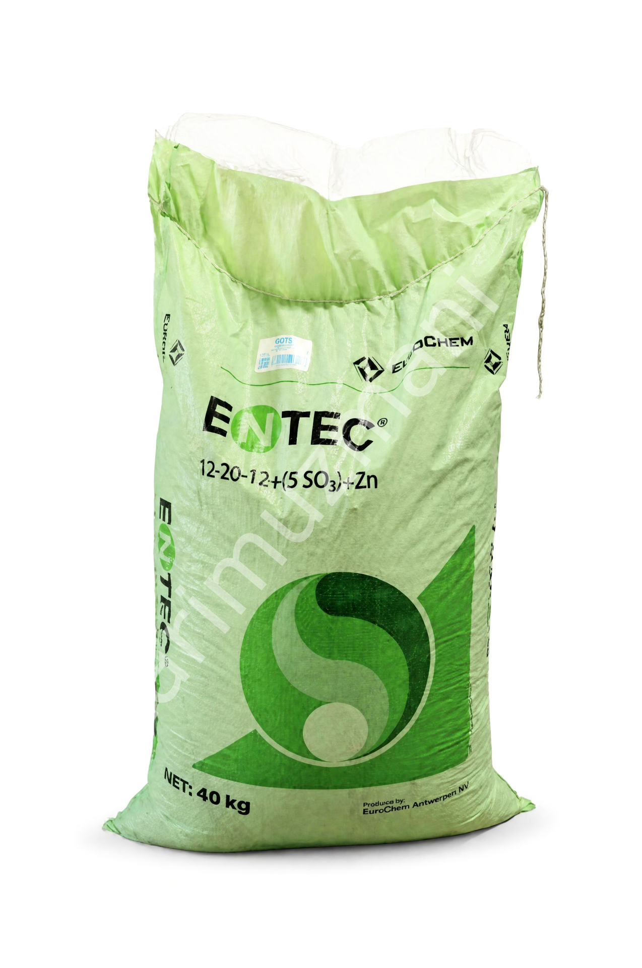 Entec 12-20-12 + (5 SO₃) + Zn DMPP İnhibitörlü Taban Gübresi 40 kg