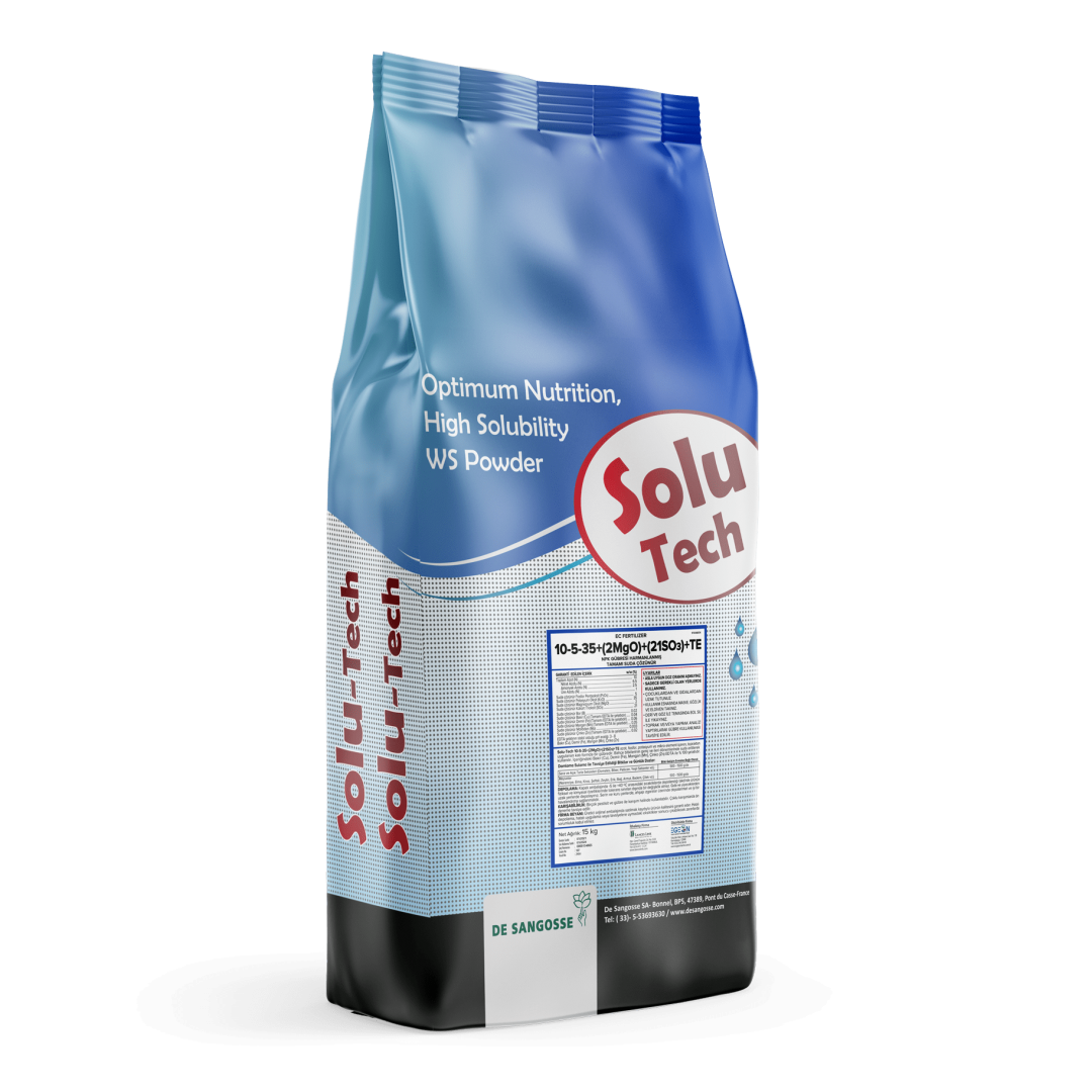 De Sangosse Solu Tech 10-5-35+(2MgO)+(21SO3)+TE Potasyum Ağırlıklı Gübre - 15 KG