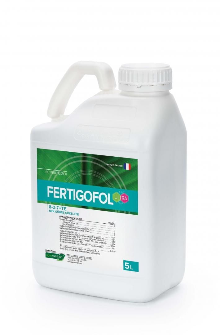 Agronutrition Fertigofol Ultra 8-3-7+TE – NPK Gübre Çözeltisi
