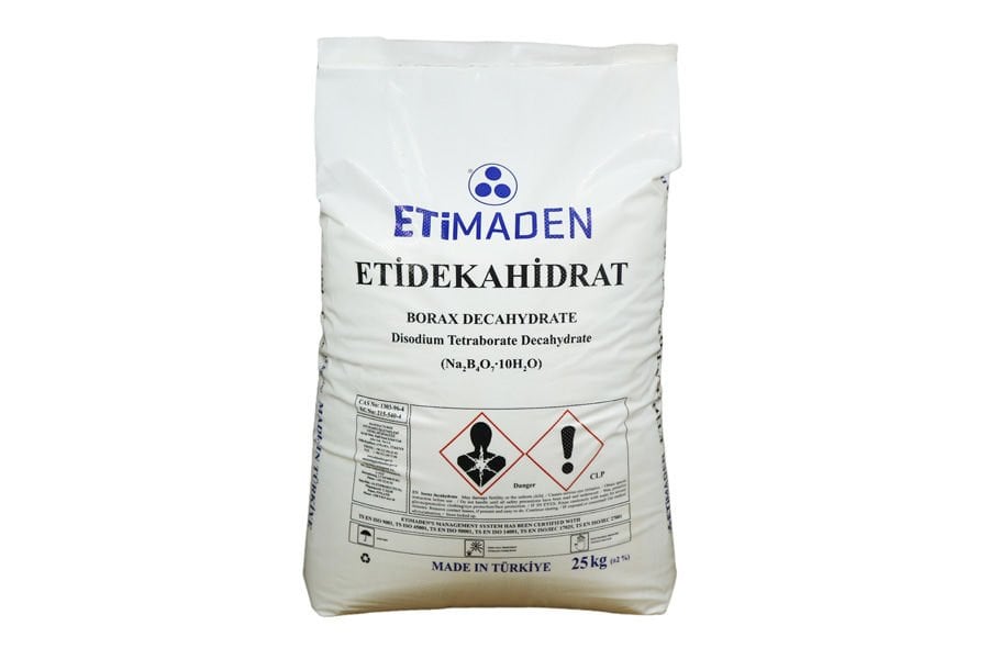 Eti Maden Boraks Dekahidrat %11.3 Bor (B) 25 KG