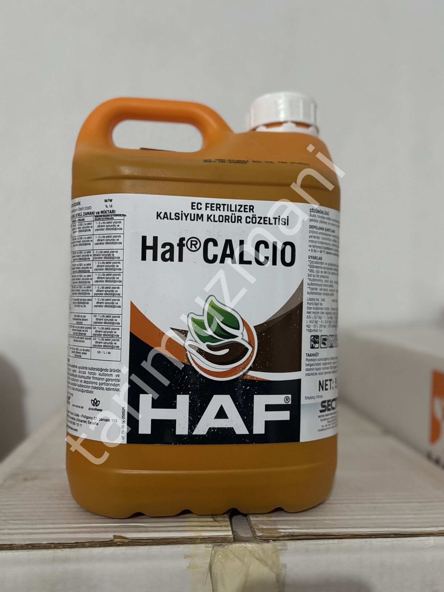 Haf CALCIO Kalsiyum Klorür Çözeltisi 5 LT