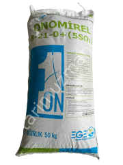 Egeon Onomirel 8-21-0 + (5SO3) Organomineral Gübre 50 KG